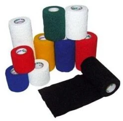 Bandes Cohésives 10 Cm Bleu Clair 5 Bandes Cohésives 10 Cm Bleu Clair -Animalerie bandes 3