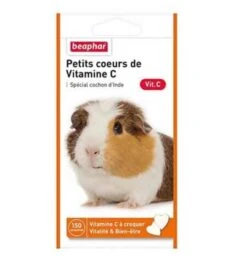 Beaphar Petits Coeurs De Vitamine C Cochon D'inde 150 Cps