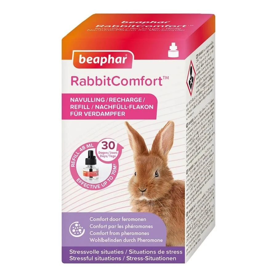 Beaphar RabbitComfort Recharge Calmante Pour Lapins Et Lapereaux 48 Ml 3 Beaphar RabbitComfort Recharge Calmante Pour Lapins Et Lapereaux 48 Ml