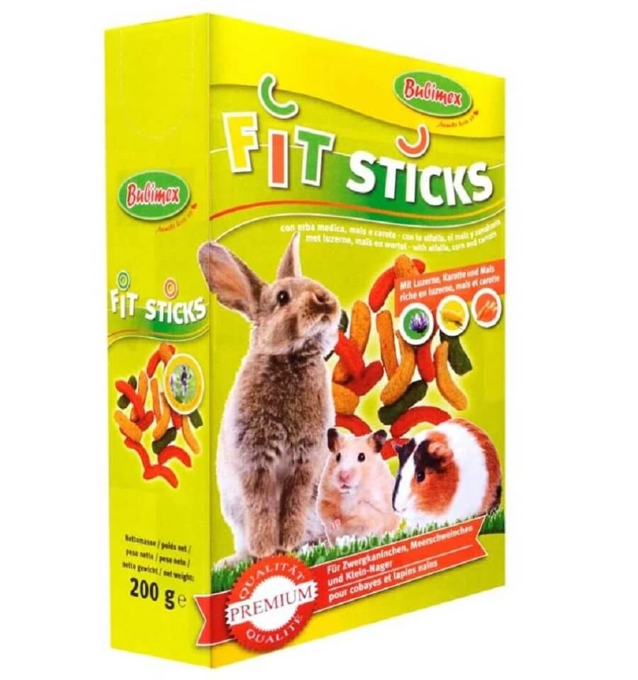 Bubimex Fit Sticks Pour Rongeurs 200 G 3 Bubimex Fit Sticks Pour Rongeurs 200 G