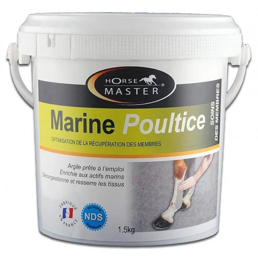 Horse Master Marine Poultice Argile Cheval 1,5 Kg
