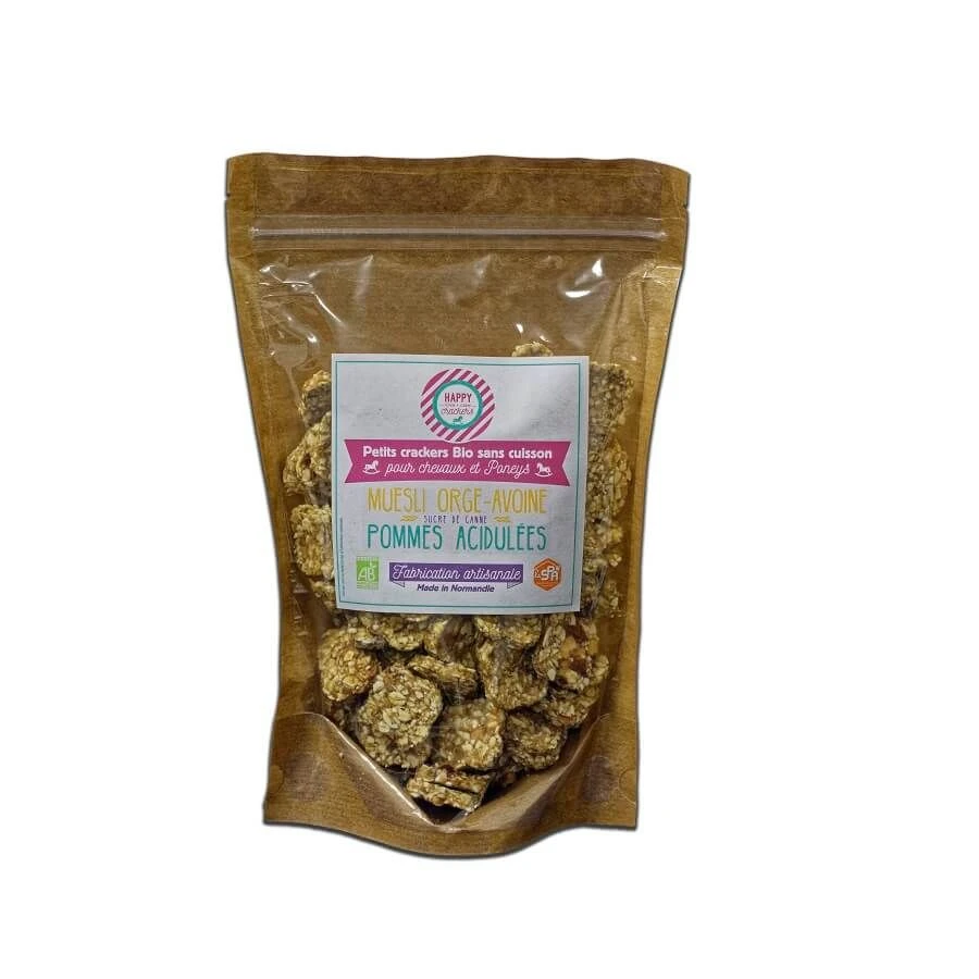 Happy Crackers Pommes Acidulées Pour Cheval 300 G 3 Happy Crackers Pommes Acidulées Pour Cheval 300 G