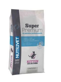 Nutrivet Super Premium Croquettes Chaton 8 Kg - Destockage
