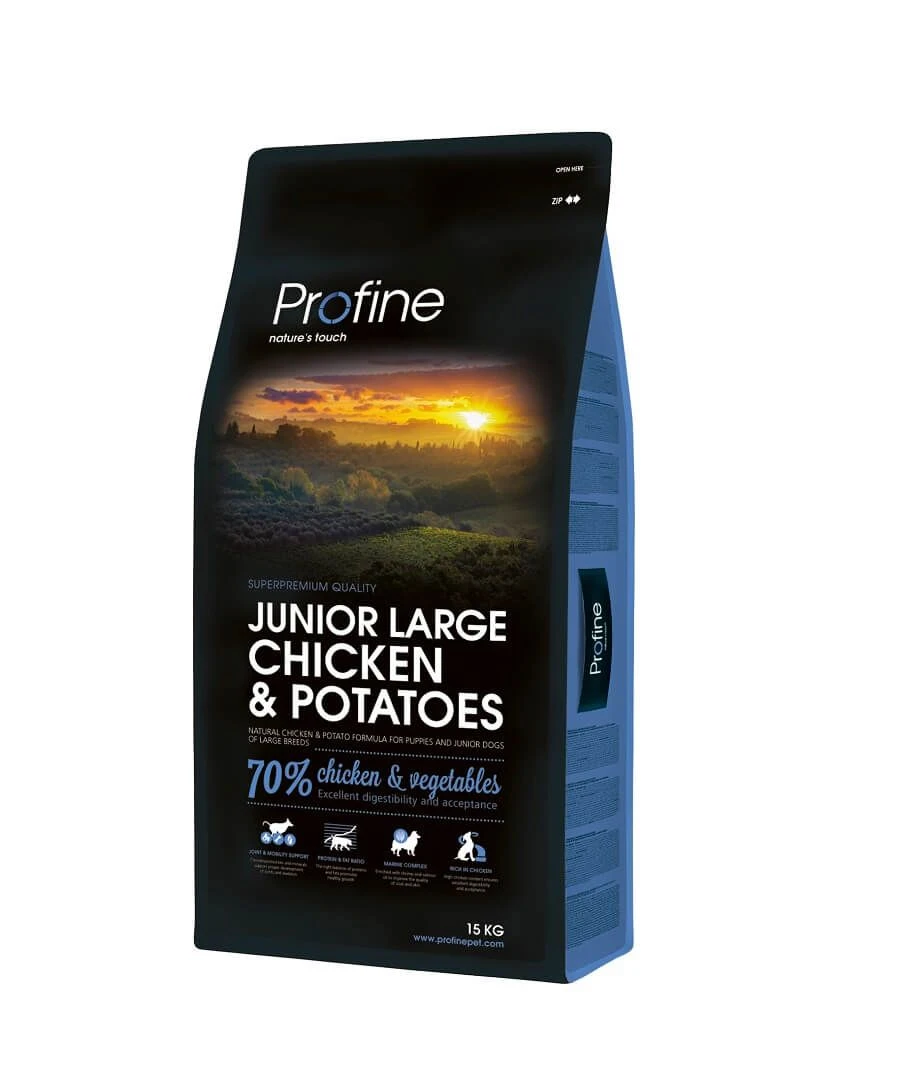 Profine Croquettes Junior Large Au Poulet 15 Kg 3 Profine Croquettes Junior Large Au Poulet 15 Kg