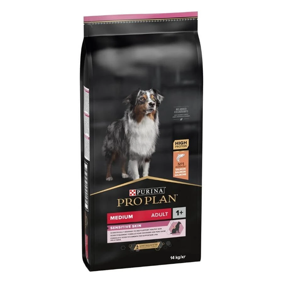 Purina ProPlan Chien Medium Adult Sensitive Skin Saumon OPTIDERMA 14 Kg 3 Purina ProPlan Chien Medium Adult Sensitive Skin Saumon OPTIDERMA 14 Kg
