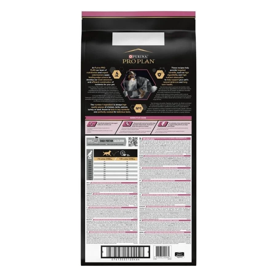 Purina ProPlan Chien Medium Adult Sensitive Skin Saumon OPTIDERMA 14 Kg 5 Purina ProPlan Chien Medium Adult Sensitive Skin Saumon OPTIDERMA 14 Kg – Image 3
