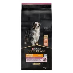 Purina Proplan Chien Medium-Large Adult 7+ Sensitive Skin Saumon OPTIDERMA 14 Kg -Animalerie purina proplan dog medium large adult 7 sensitive skin saumon optiderma 14 kg 2