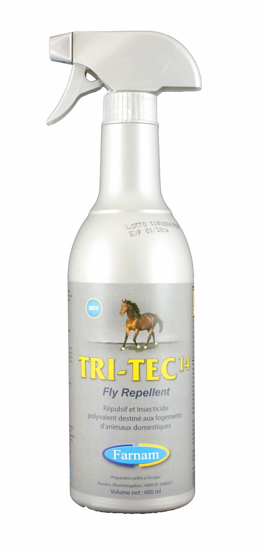 Tri-Tec 14 Farnam Spray Anti-mouches Cheval 600 Ml