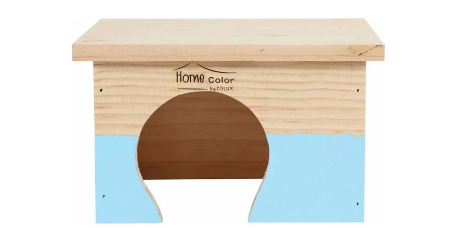 Zolux Maison Bois Home Bleu Ciel Pour Rongeurs Taille S 3 Zolux Maison Bois Home Bleu Ciel Pour Rongeurs Taille S